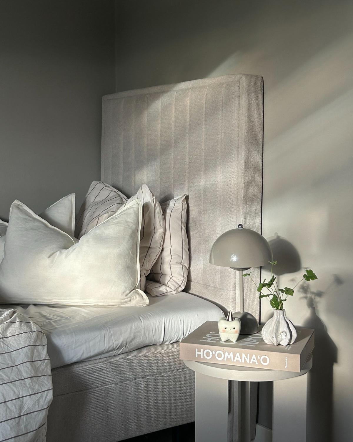 BETT 90/200 cm Hellbeige Duke II - Beige, Textil (90/200cm) - Beliani