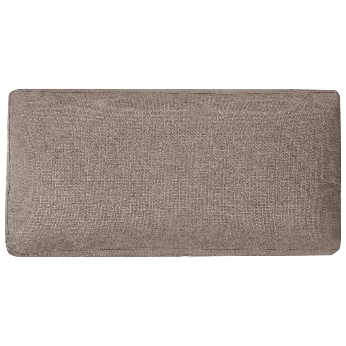 CHAISELONGUE Stoff Taupe Archiane - Taupe/Beige, Textil (170/60/85cm) - Beliani