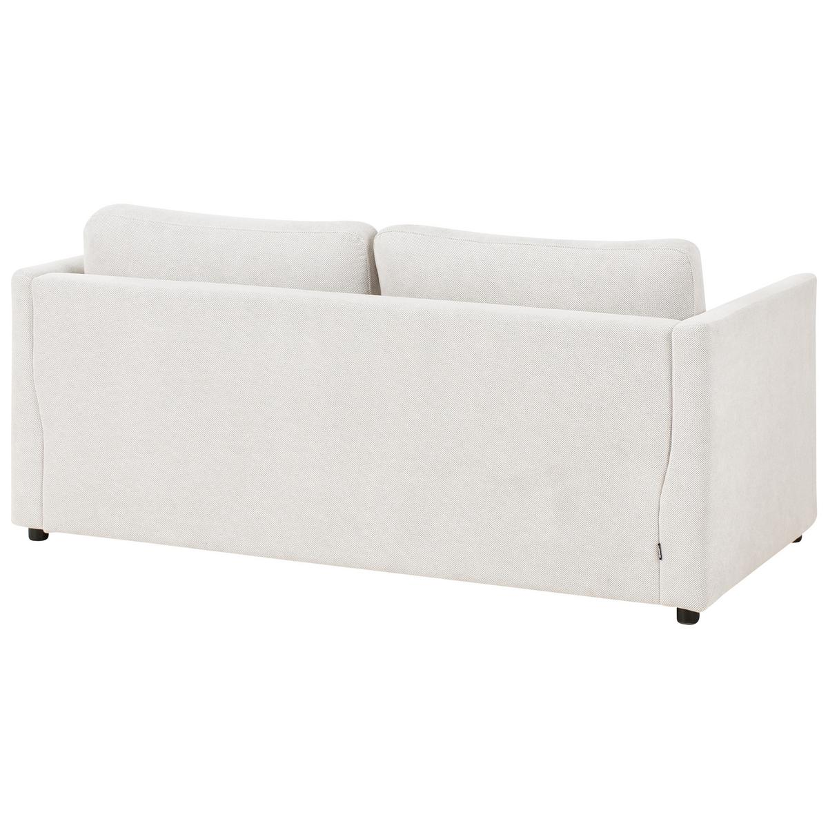 SCHLAFSOFA Stoff Cremeweiß Inkoo - Creme, Textil (177/81/90cm) - Beliani
