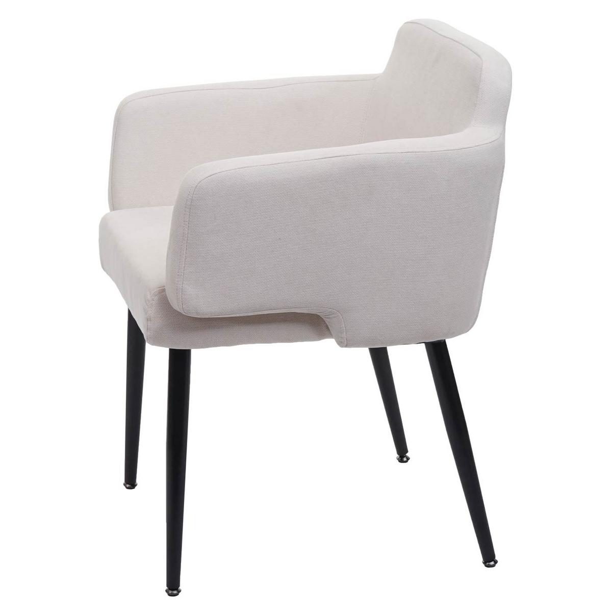 ESSZIMMERSTUHL Cremeweiß - Creme/Weiß, Textil (57/77/56cm) - MCW