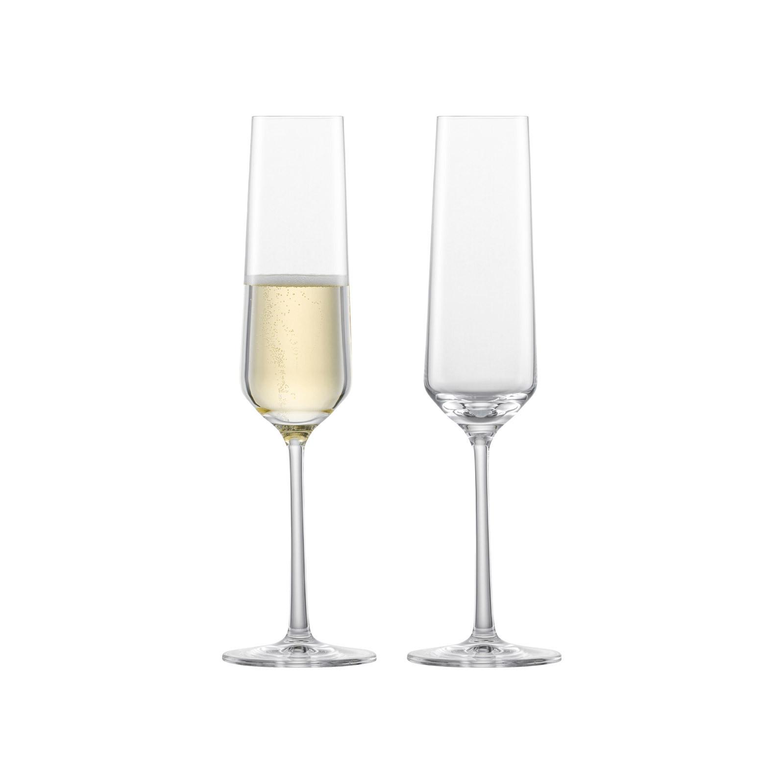 SEKTGLÄSER Pure transparent 209 ml 2er Set - Transparent, Glas (0.209L) - Zwiesel Glas