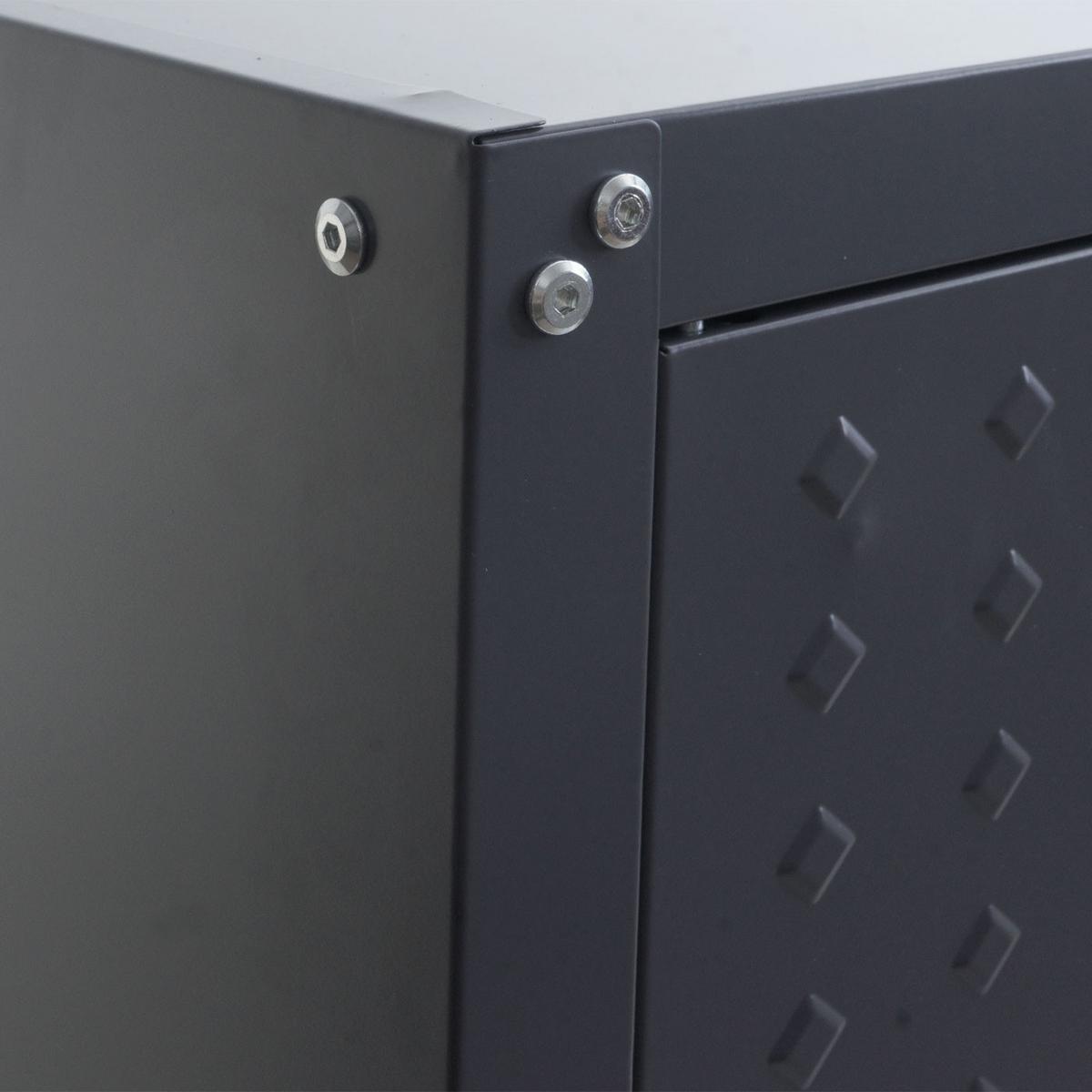 HÄNGESCHRANK Anthrazit - Anthrazit, Metall (77/77/31cm) - MCW