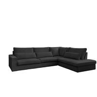 ECKSOFA Thora - Schwarz, Holzwerkstoff/Textil (315/245cm) - Fun Möbel