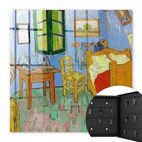 SCHLÜSSELBOX Schwarz 30x30 cm- Türöffnung nach rechts - Gemütliches Zimmer - Blau, Metall (30/30/5cm) - TULUP