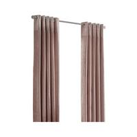 ÖSENVORHANG Nova blickdicht 2er-Set, 117/229 cm - Altrosa, Textil (117/228cm) - Homescapes