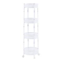 ROLLWAGEN Sørreisa - Weiß, Metall (37.5/123/37.5cm) - [en.casa]