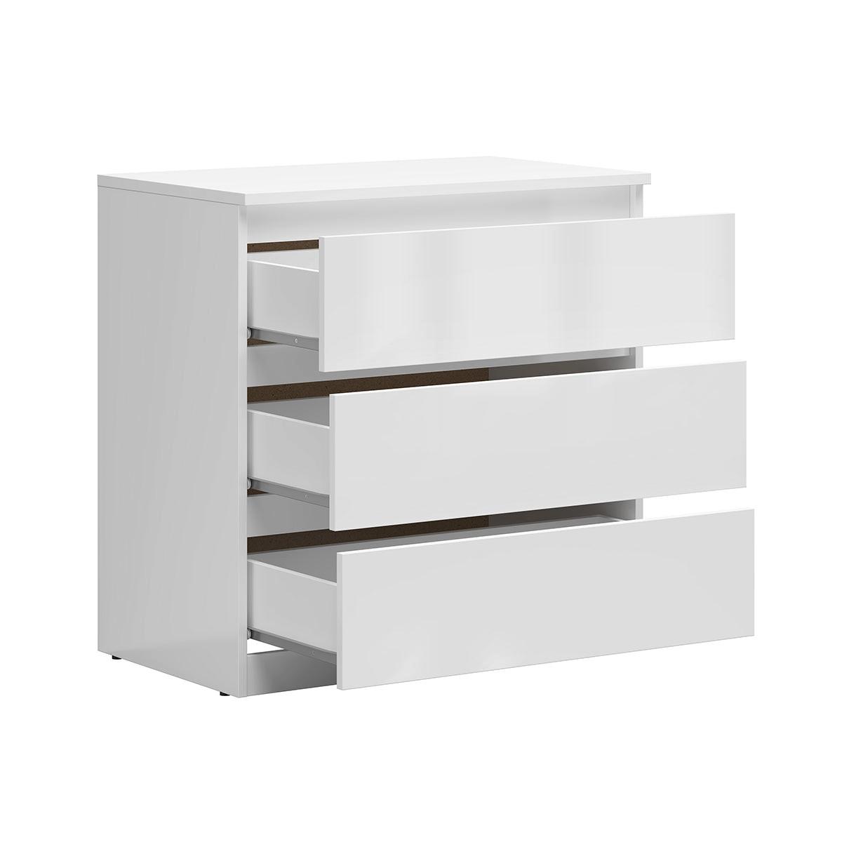 KOMMODE Edwin Weiß - Weiß, Holzwerkstoff (75/75/45cm) - Petits-meubles