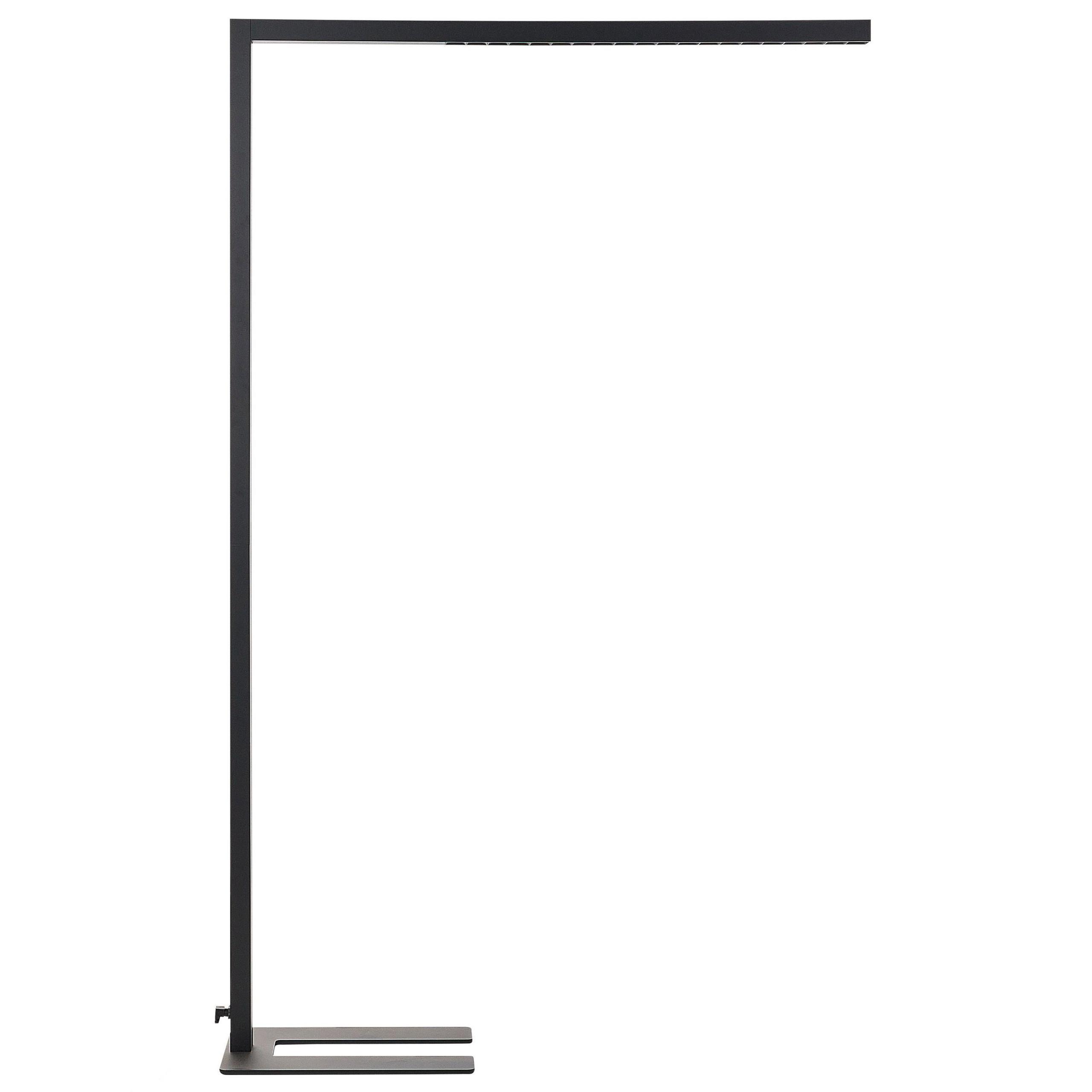 STEHLAMPE Mensa 30/121/194 cm - Schwarz, Metall (30/121/194cm) - Beliani