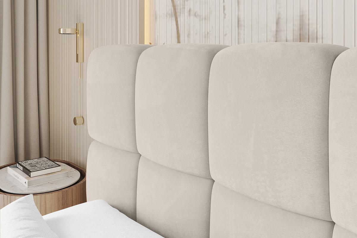 BOXBETT - AURI-H3 - 200x200 Beige Casablanca - Beige, Holzwerkstoff (200/200cm) - ALTDECOR