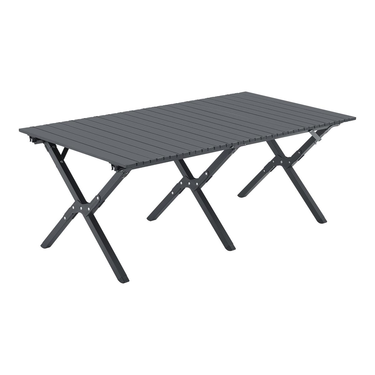 GARTENMÖBEL-SET Botrugno 5 TLG. - Grau, Textil/Metall - casa.pro