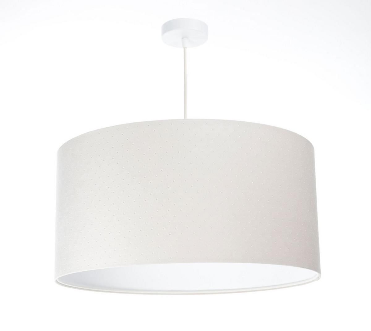 HÄNGELEUCHTE Weiß 30/20 cm - Beige/Weiß, Kunststoff (30/0.6/20cm) - ONZENO