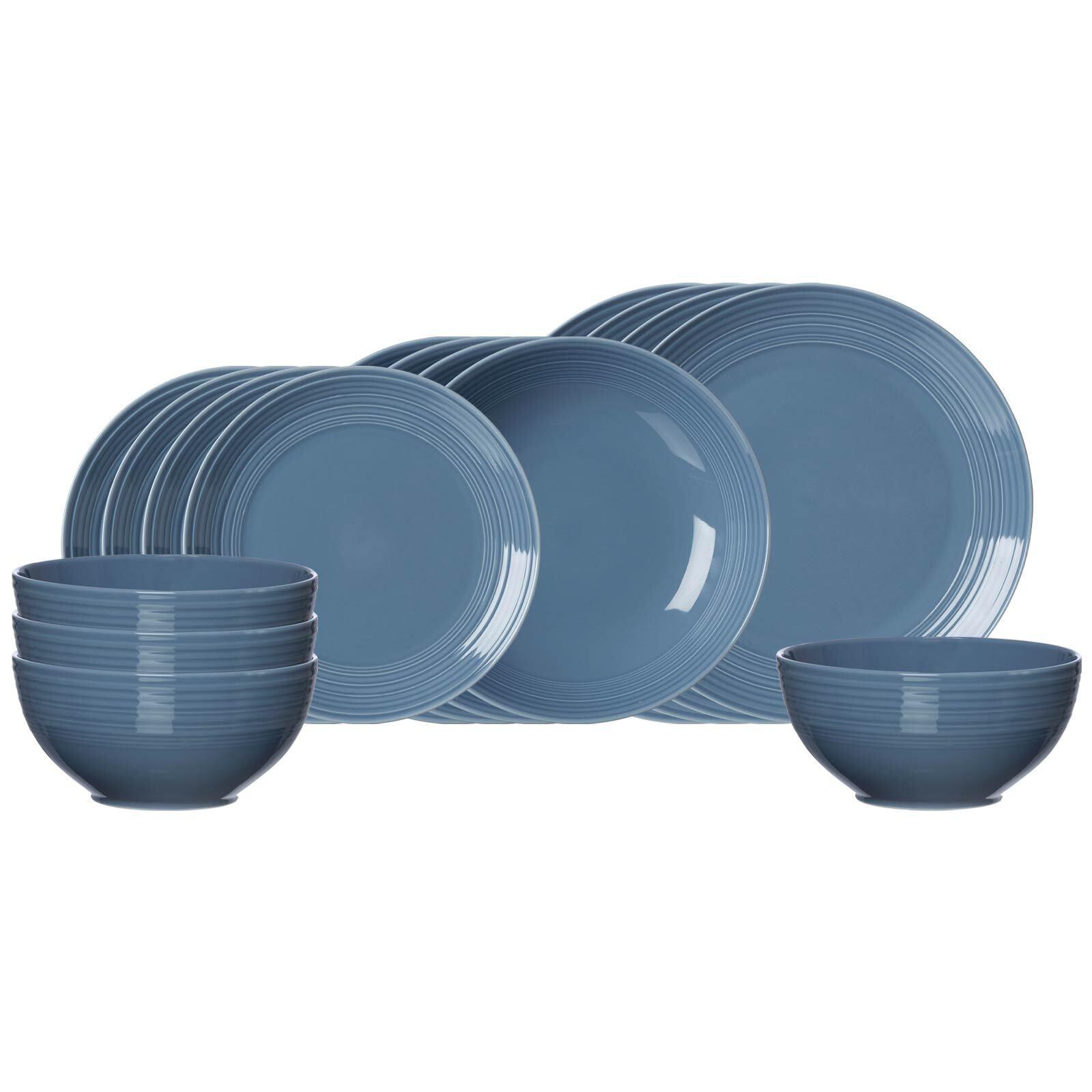 EINSTEIGER-SET Levi Blau 16-tlg. - Blau, Keramik (2/2/2cm) - Ritzenhoff Breker