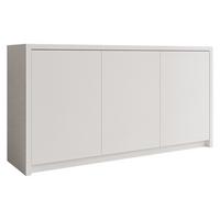 KOMMODE Solid 3D - Schwarz/Weiß, Holzwerkstoff/Kunststoff (150/79/40cm) - MIRJAN24