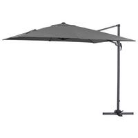 SONNENSCHIRM sun 3 Grau - Grau, Metall (300/300cm) - Habitat Garten