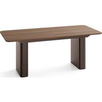 ESSTISCH Riven rechteckig ausziehbar verlängerbar mit Butterfly-Auszug, Walnuss Braun 200-296/90/76 cm - Walnussfarben/Braun, Holzwerkstoff/Metall (90/296/76cm) - WFL GROUP