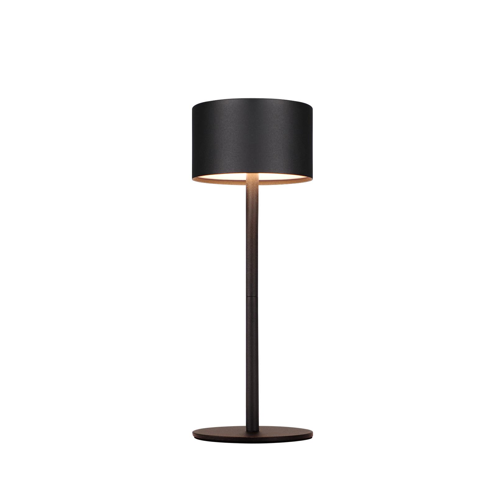 TISCHLAMPE Gischtali 9/9/25 cm - Schwarz, Kunststoff/Metall (9/9/25cm) - ZMH