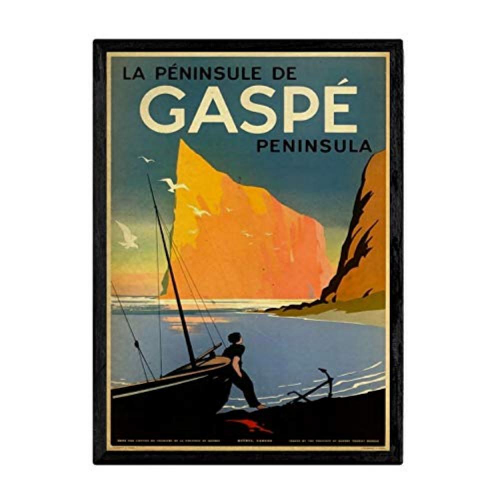 POSTER Gaspé Vintage A3 Rahmenlos - Klar, Papier (29.7/5/42cm) - Nacnic