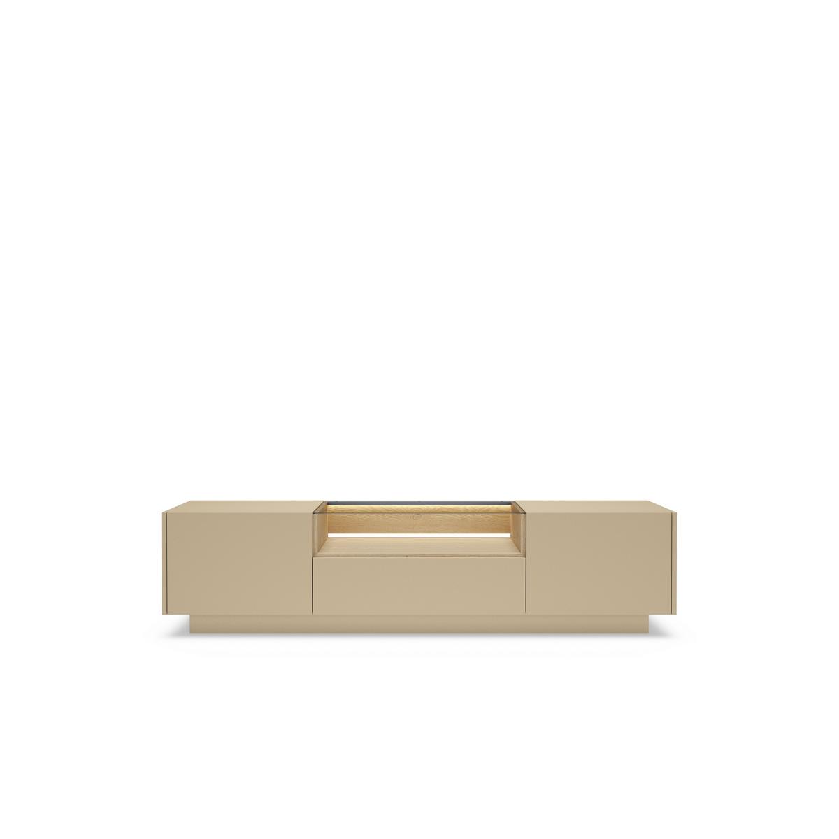LOWBOARD PORTA 176,4/43,4/39,5 cm, Beige - Beige, Holzwerkstoff (176.4/43.4/39.5cm) - MASSENO