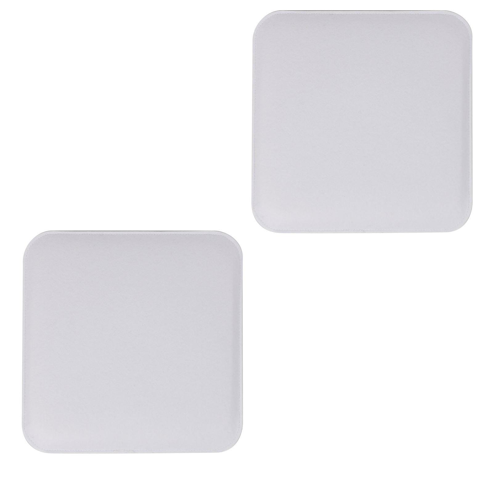SITZKISSEN ROMEO 2er-Set weiß - Weiß, Textil (35/35/2cm) - IDIMEX