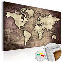 PINNWANDBILDER Lila 120/80 cm - Lila/Goldfarben, Naturmaterialien/Textil (120/80cm) - KUNSTLOFT
