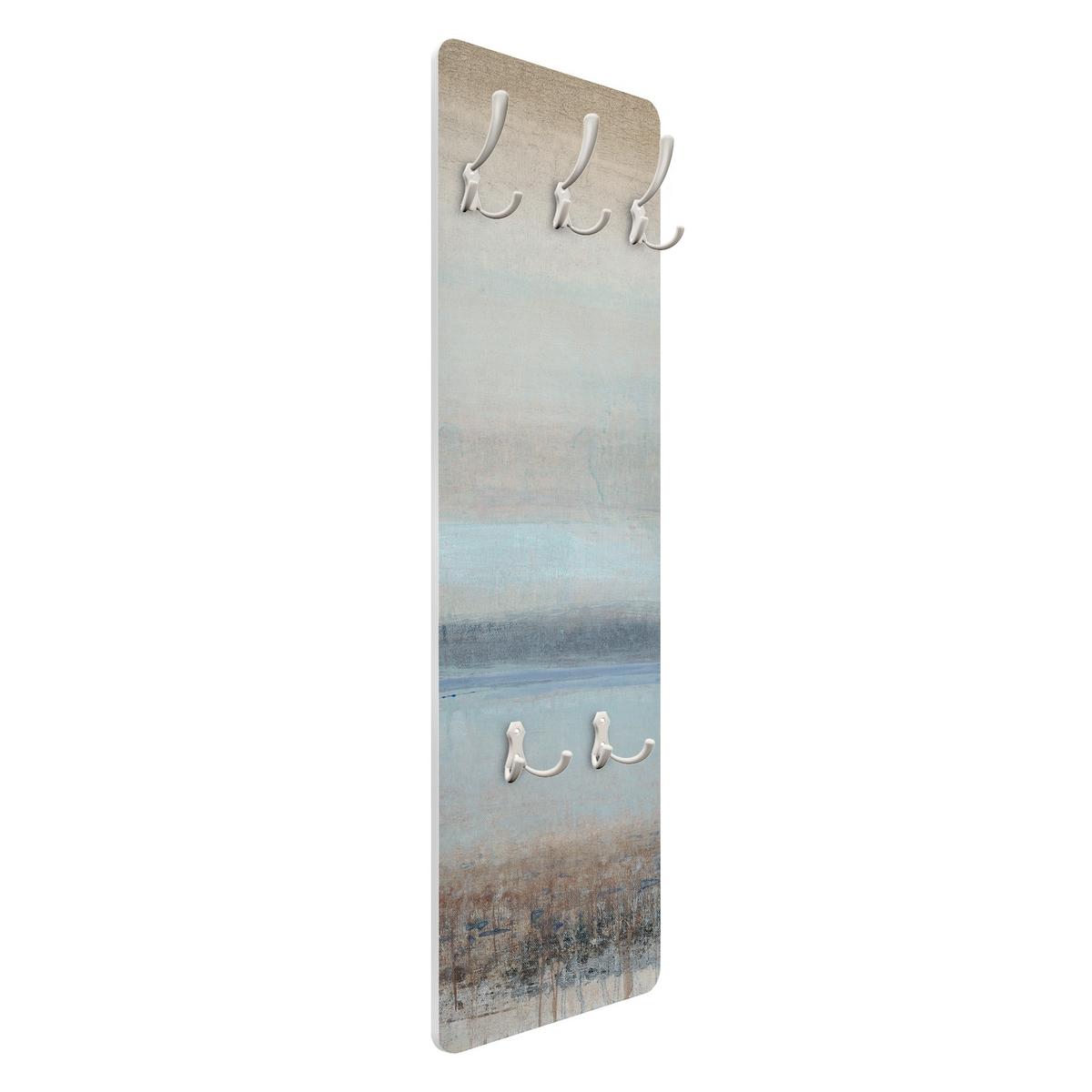 WANDGARDEROBE - Horizont über Blau I 34/105 cm - Blau, Holzwerkstoff (34/105/1.6cm) - Bilderwelten