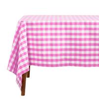 TISCHDECKE Vichy-Karo pink kariert, 137/178 cm - Pink, Textil (137/178cm) - Homescapes