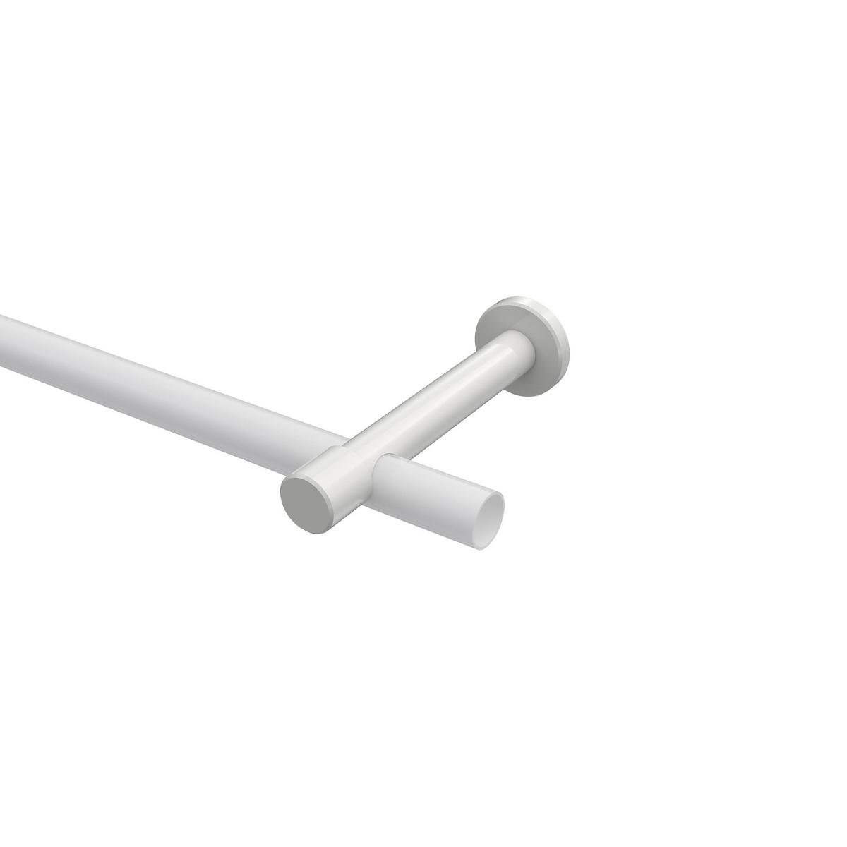 TRÄGER FÜR GARDINENSTANGEN 20 mm Ø, Prestige 1-läufig, Weiß - Weiß, Metall (13.7/4/4cm) - INTERDECO