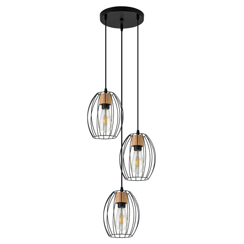 PENDELLEUCHTE BELL Ⅲ 24/17/147 cm - Schwarz, Metall (24/17/147cm) - Nettlife