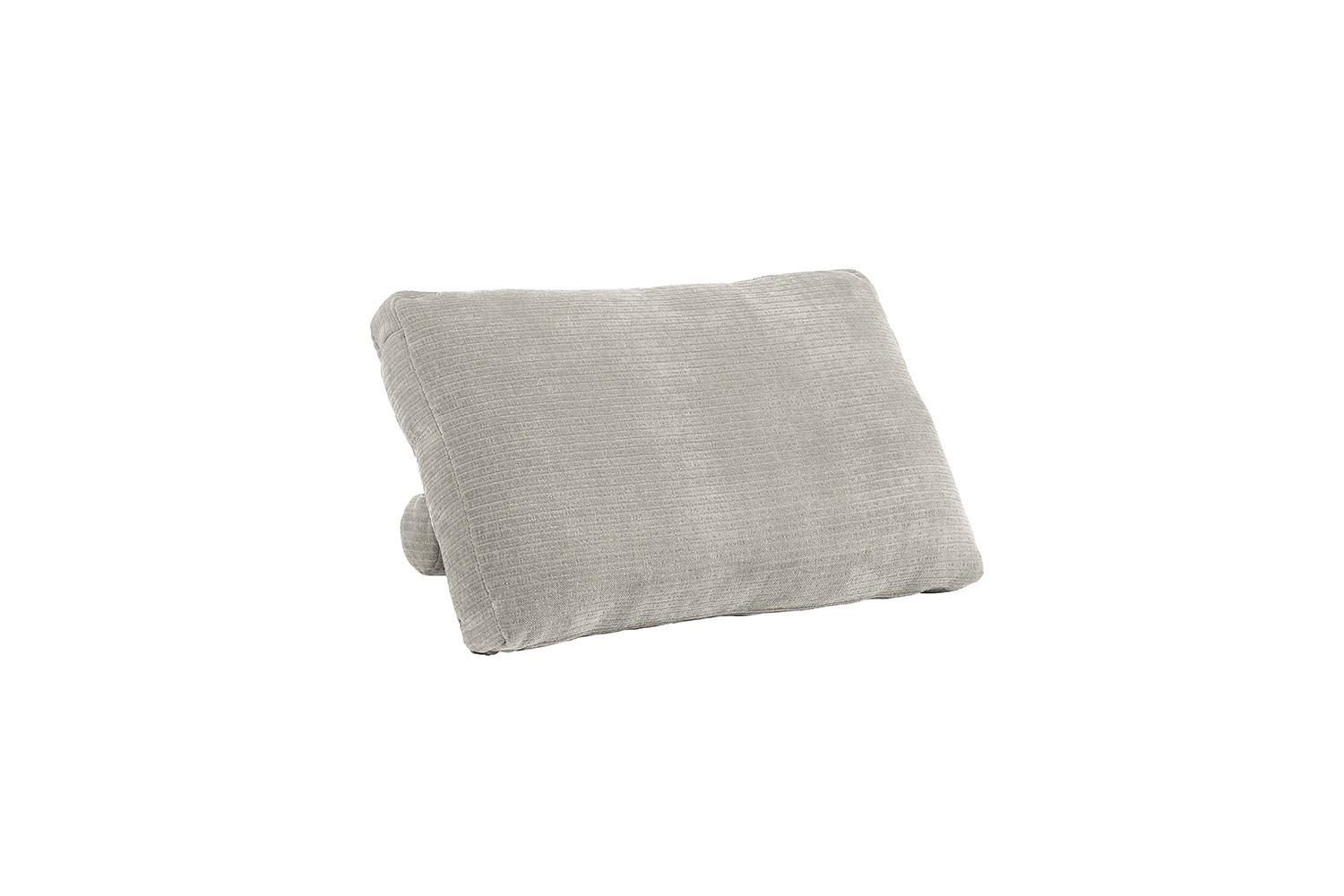RÜCKENKISSEN SEPHI Silber Cord - Silberfarben, Textil (70/20cm) - KAWOLA