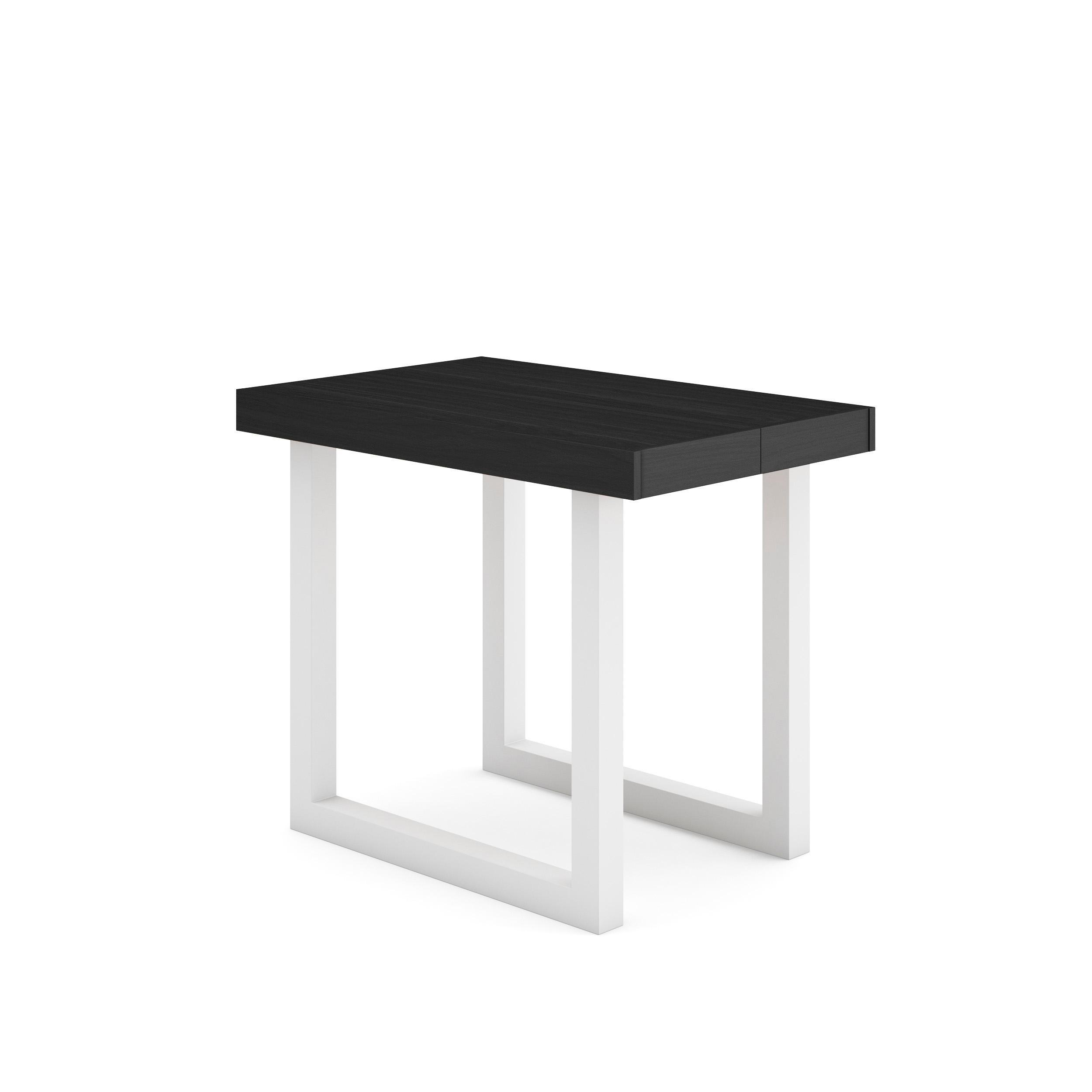 ESSTISCH ausziehbar 58 bis 302cm, für 14 Gäste, schwarz, 58/90/73cm - Schwarz, Holzwerkstoff (90/302/73cm) - Skraut Home