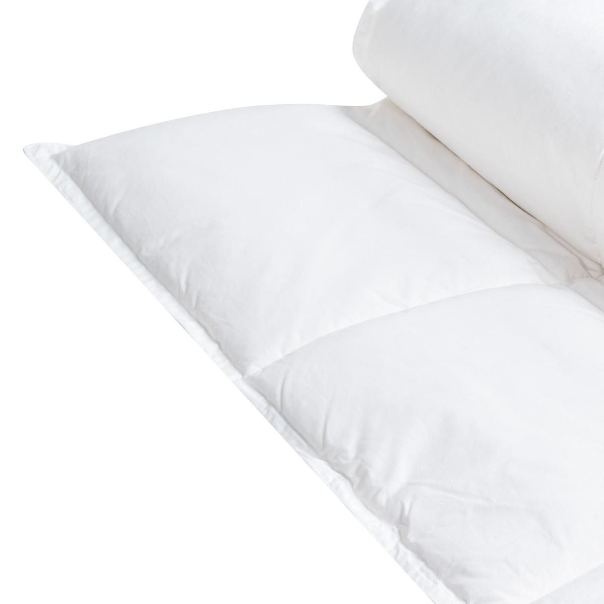 BETTDECKE Entendaunen Extra Warm 220/240 cm Grivola - Weiß, Textil (220/240cm) - Beliani