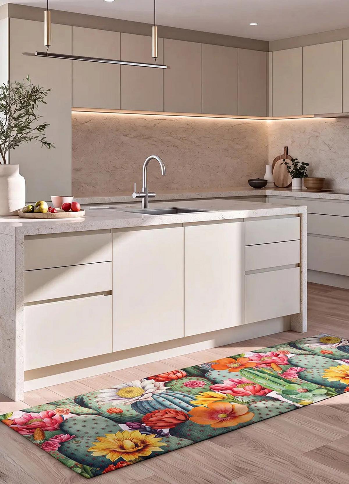 KÜCHENTEPPICH Mehrfarbig Ricci 52/100 cm - Multicolor, Textil (52/100cm) - Atticgo