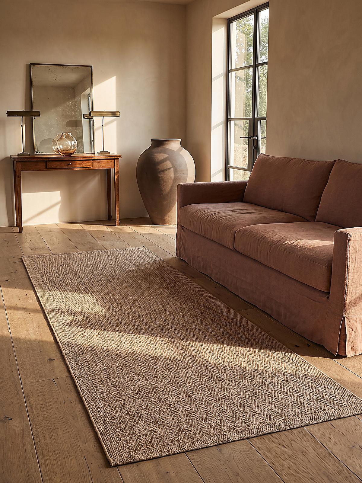 TEPPICHLÄUFER Geometrisch CORDEV Polypropylen Natur 80 x 250 cm - Beige, Textil (80/250cm) - KADIMA DESIGN