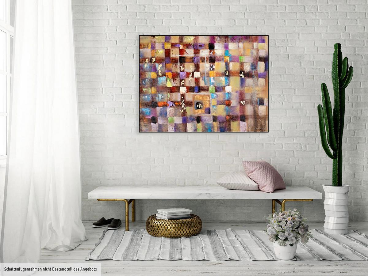 ACRYLBILD HANDGEMALT 100/75 cm - Multicolor, Holz/Textil (100/75cm) - KUNSTLOFT