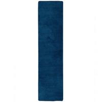 TREND VELOURS LÄUFER TEPPICH JOY - Dunkelblau, Textil (80/320cm) - Snapstyle