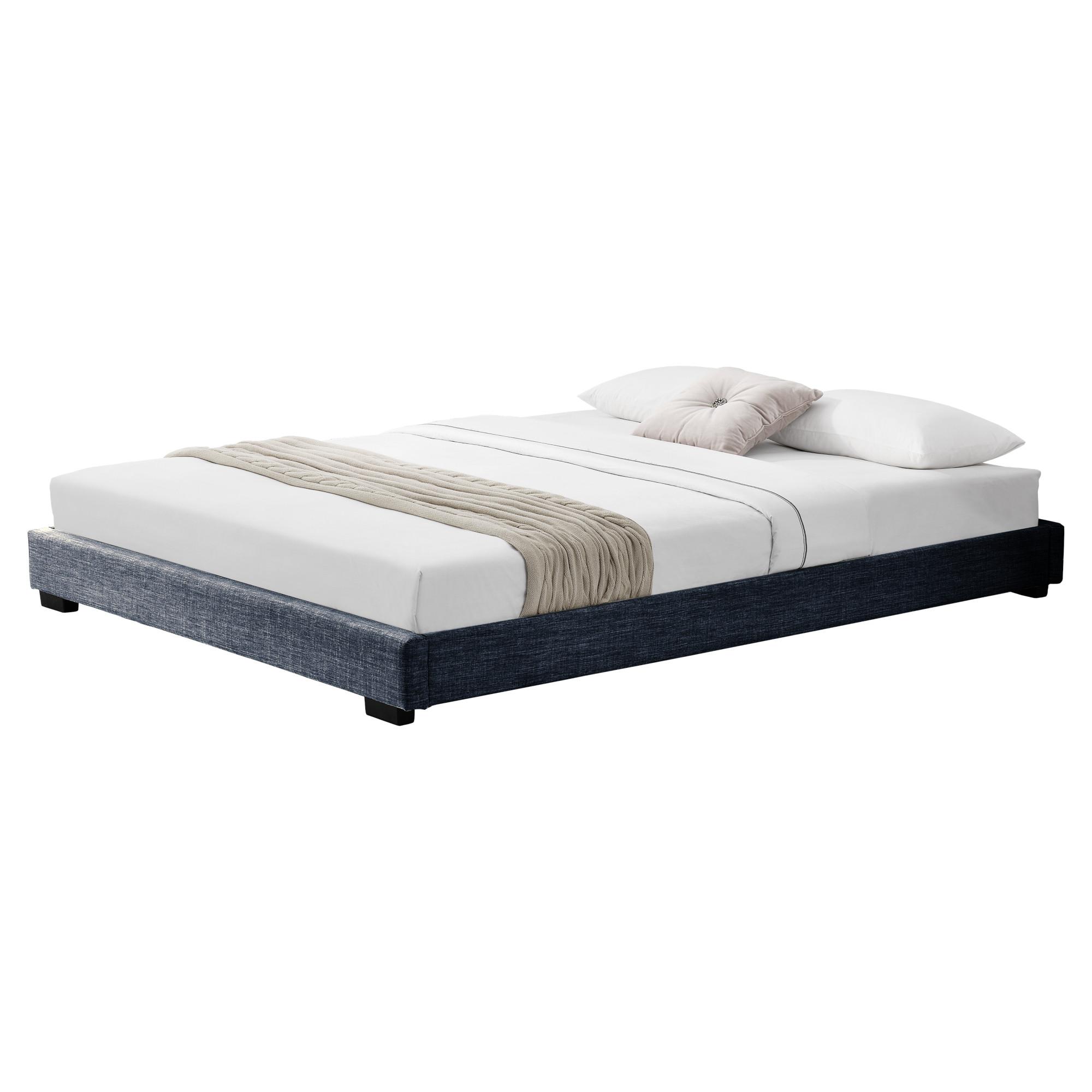 POLSTERBETT Masari - Dunkelgrau, Textil (180/200cm) - Corium