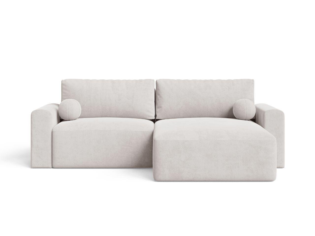 ECKSOFA Aurora Grau - Grau, Holz/Textil (259/145cm) - Graingold