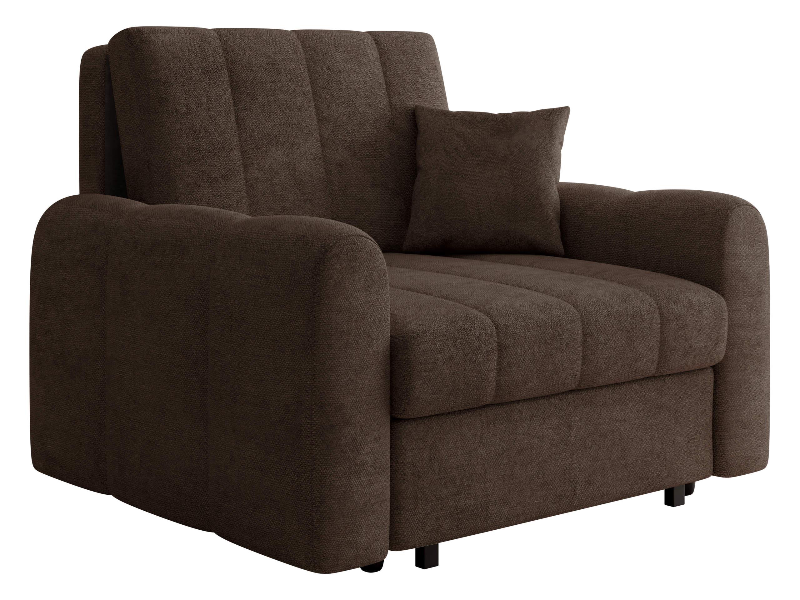 SCHLAFSESSEL Viva Moon I - Schwarz/Braun, Holz/Metall (118/85/98cm) - MIRJAN24