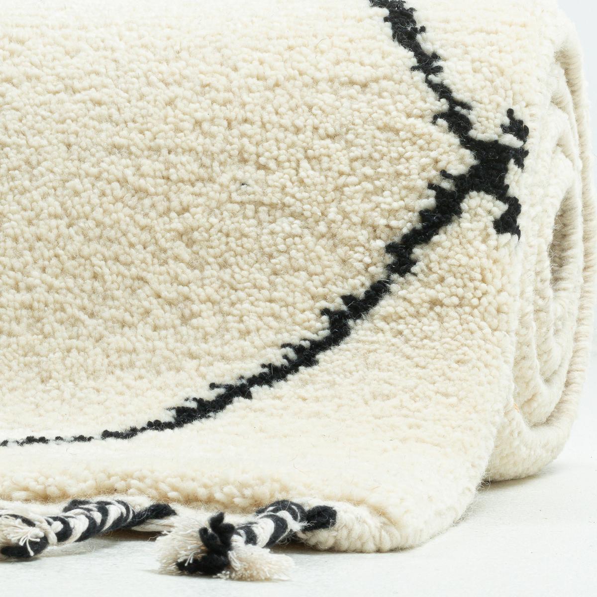 BERBERTEPPICH Marmoucha 140x200 cm - Schwarz, Textil (140/200cm) - THEKO