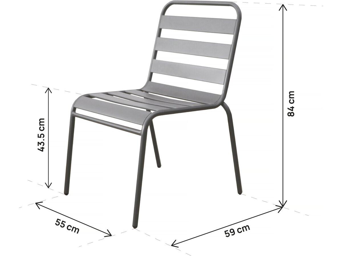 GARTENSESSEL bilbao Taupe - Taupe, Metall (55/84/59cm) - Habitat Garten