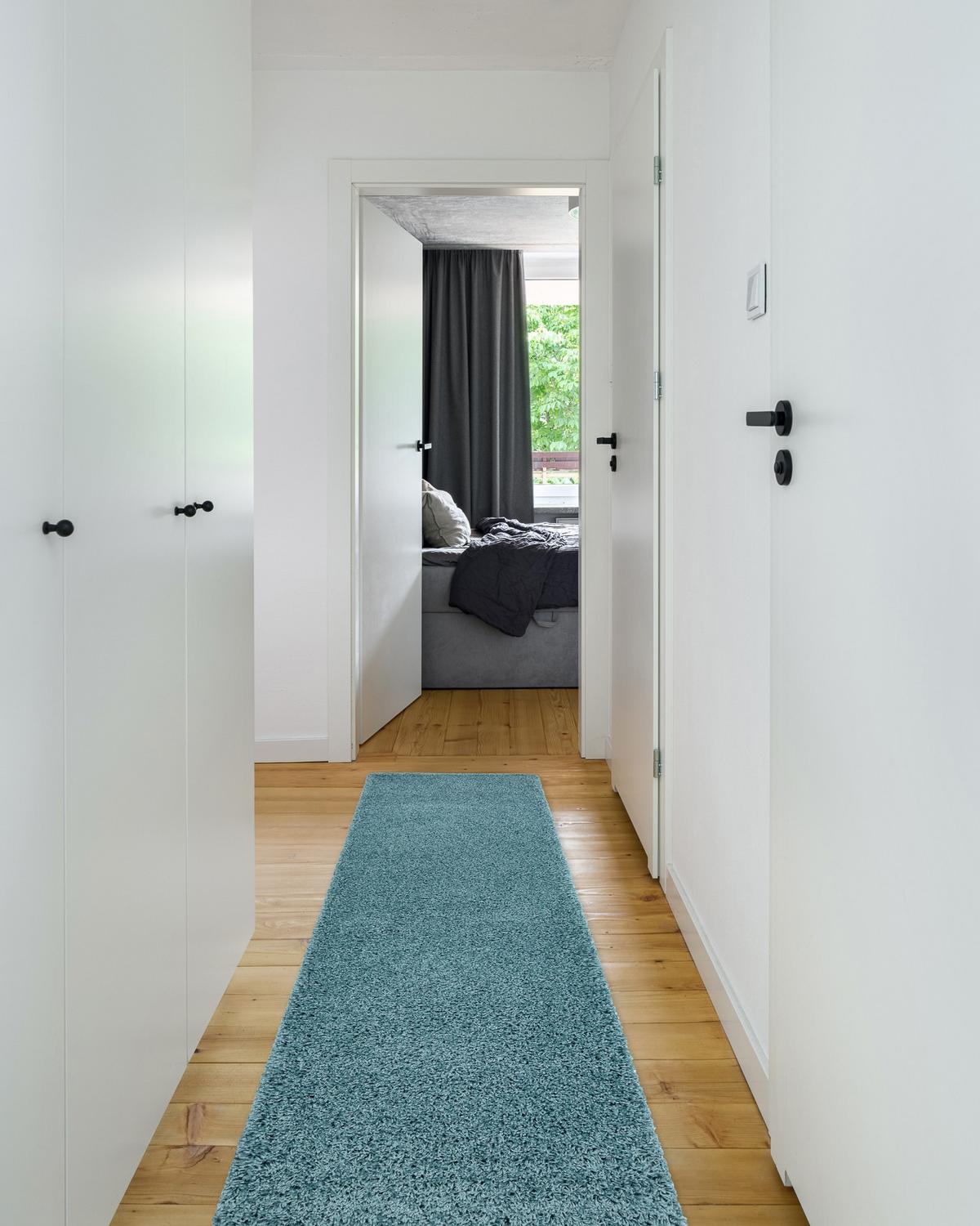 TEPPICH Soffi 70/250 cm - Blau, Textil (70/250cm) - rugsX