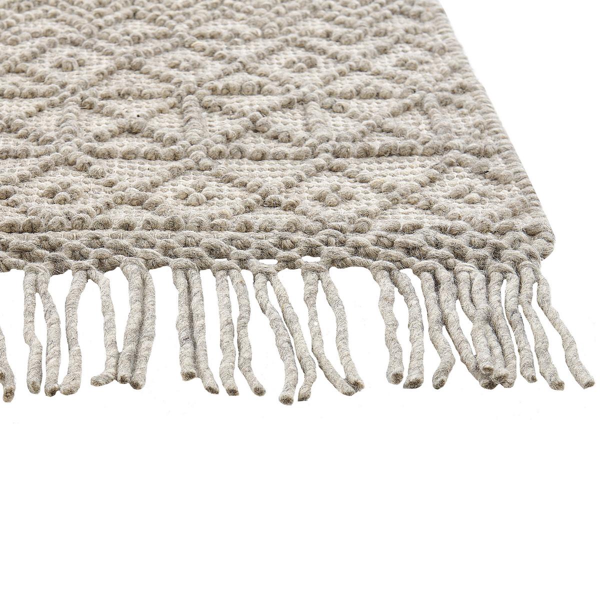 KURZFLOR-TEPPICH Alucra 230/160 cm - Beige, Textil (160/230cm) - Beliani