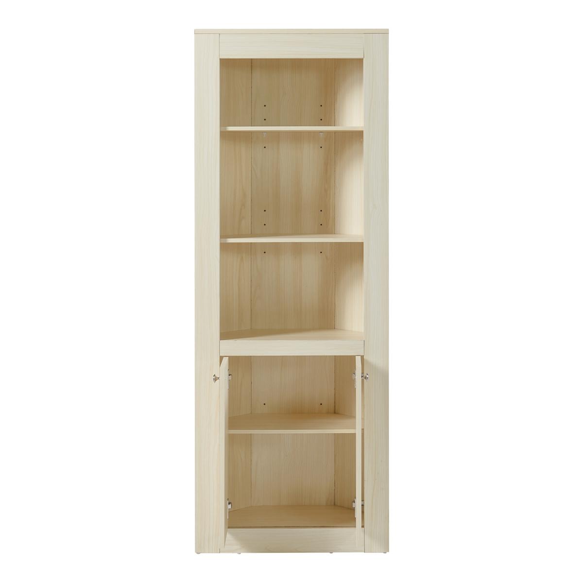 ECKSCHRANK Eura - Eichefarben, Holzwerkstoff (62/170/30cm) - [en.casa]