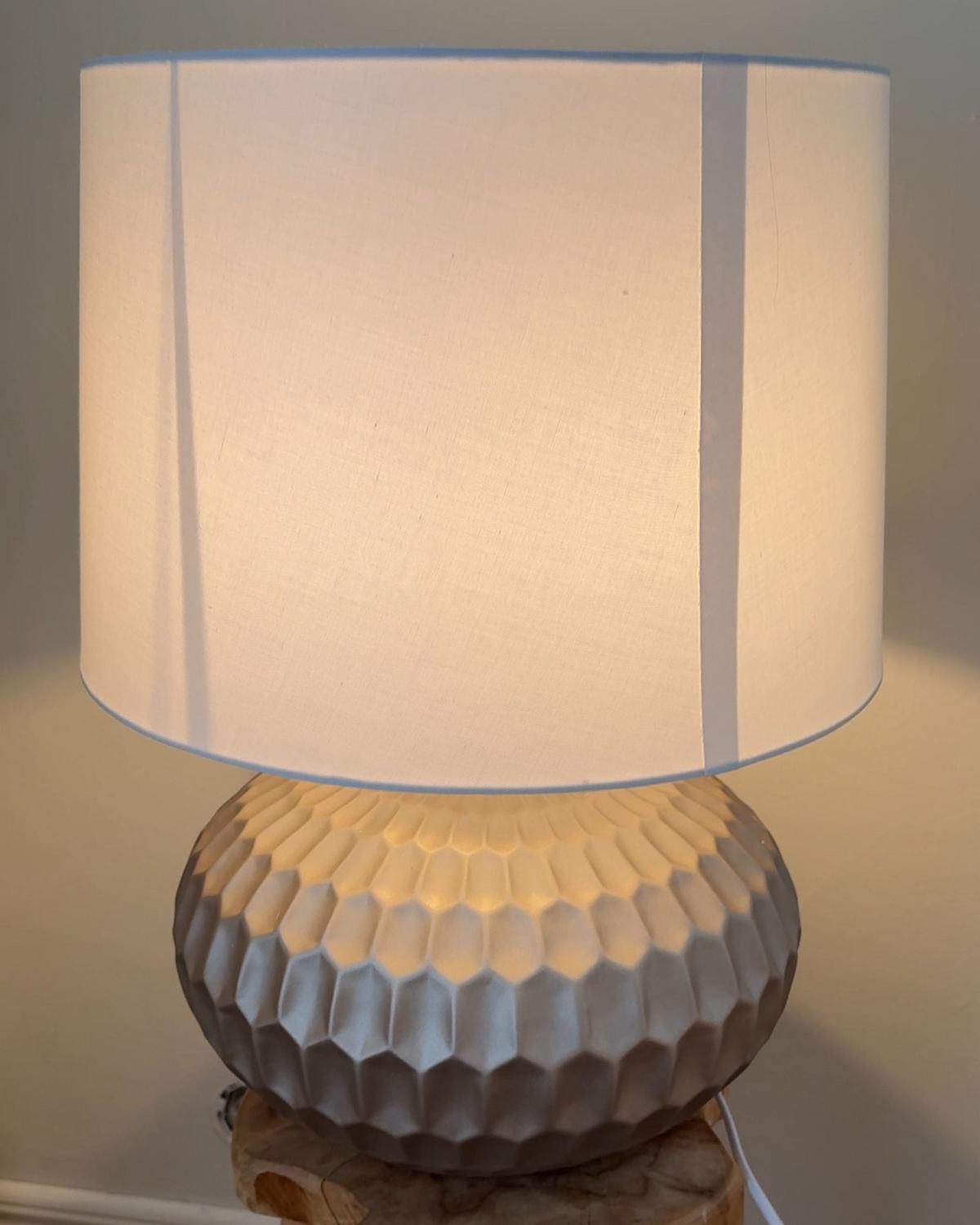 TISCHLEUCHTE Pirita 38/38/51 cm - Goldfarben, Keramik (38/38/51cm) - Beliani