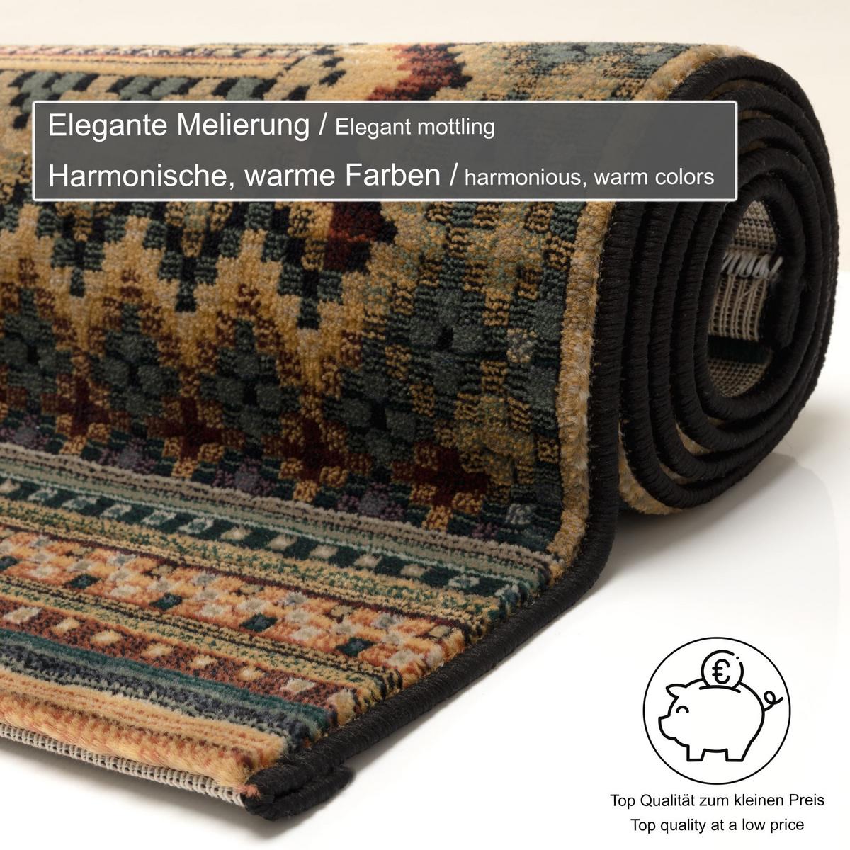 WEBTEPPICH Gabiro 416 90x160 cm - Multicolor, Textil (90/160cm) - THEKO