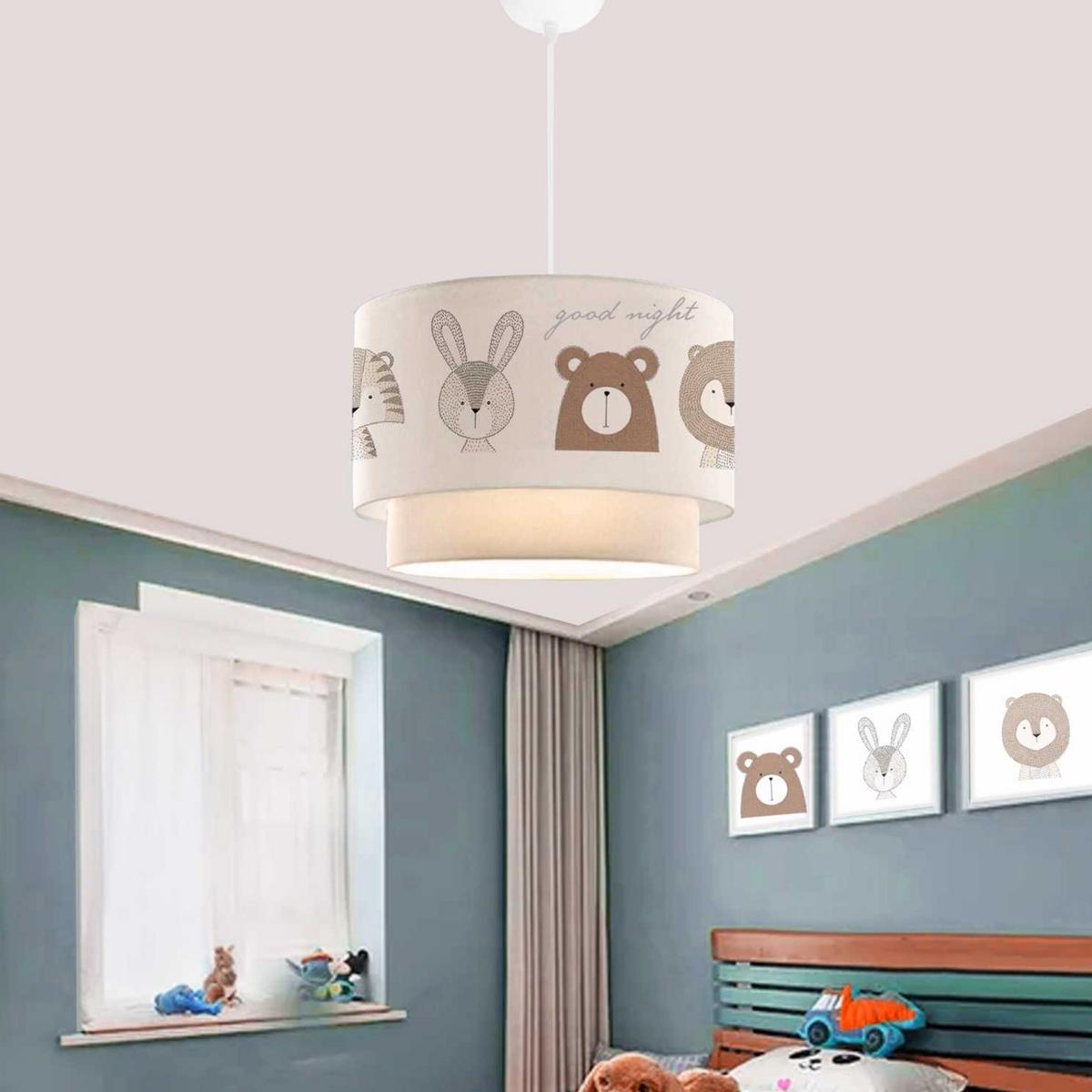 HÄNGELEUCHTE Lurgan - Weiß, Textil (30/30/70cm) - lux.pro