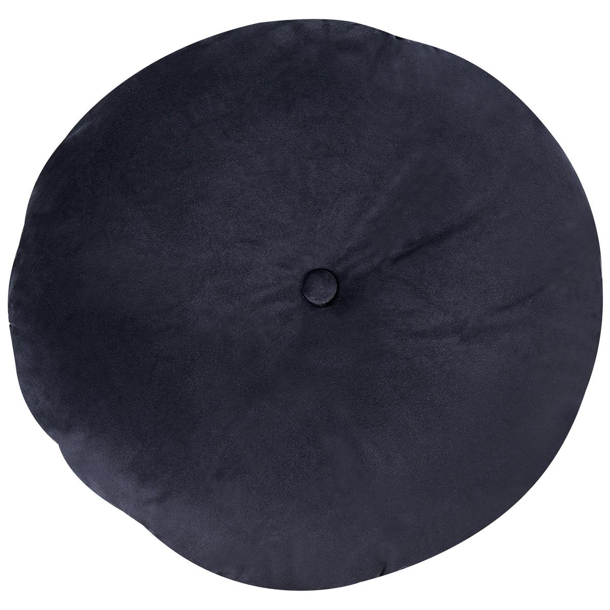3-SITZER-SOFA Samtstoff Schwarz Skien - Schwarz, Textil (204/86/78cm) - Beliani