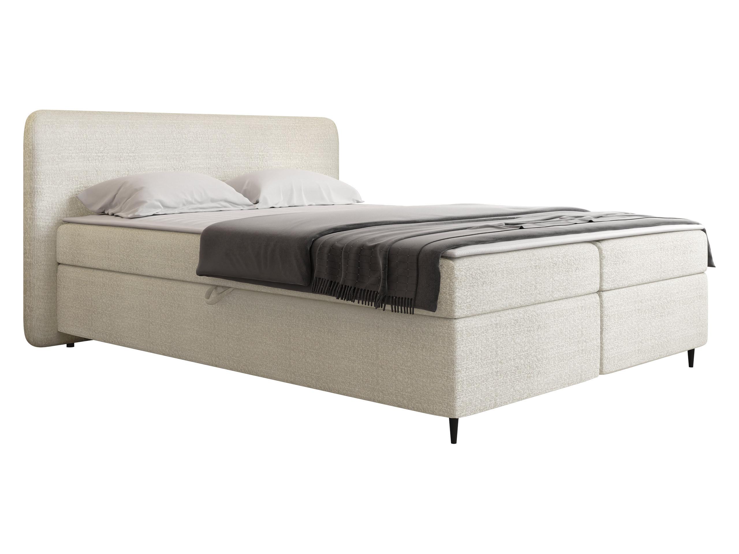 BOXBETT Boho II - H3 - Creme/Schwarz, Holz/Holzwerkstoff (160/200cm) - MIRJAN24