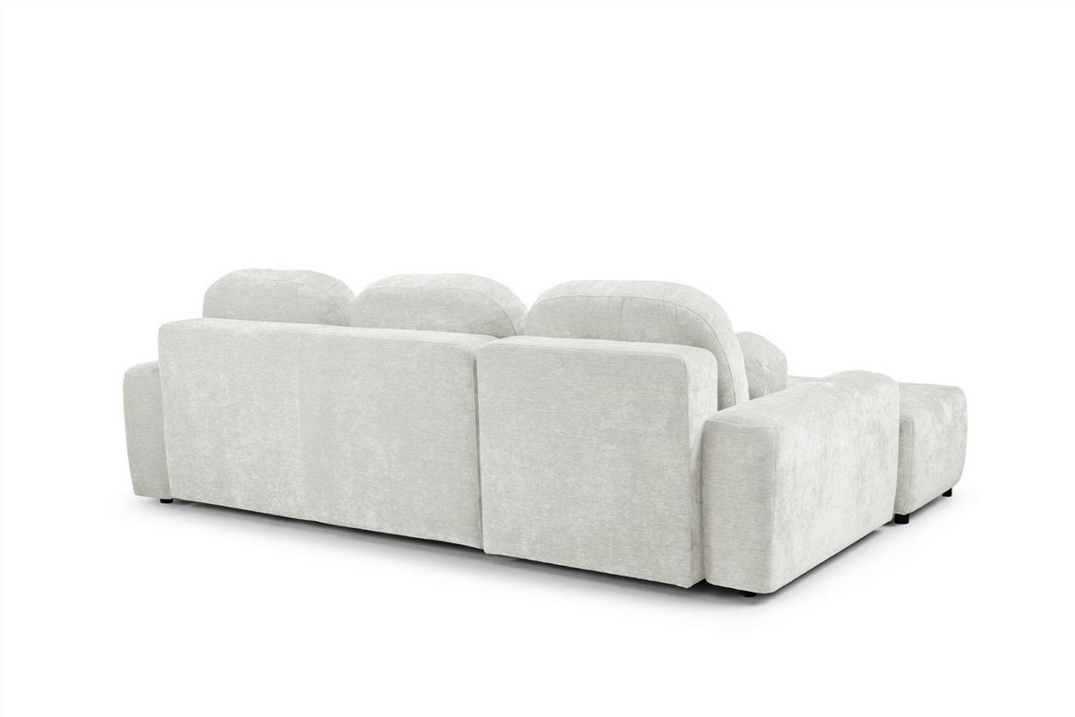 ECKSOFA Argos In Vibe - Creme, Holzwerkstoff/Textil (170/267cm) - Fun Möbel
