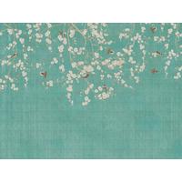 VLIESTAPETE Blau 371/280 cm - Blau/Beige, Textil (371/1cm) - KUNSTLOFT